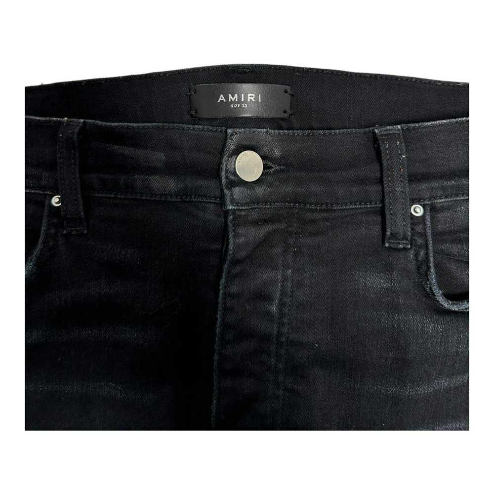 Amiri Amiri Lakers Track Jeans Antique Black - image 3