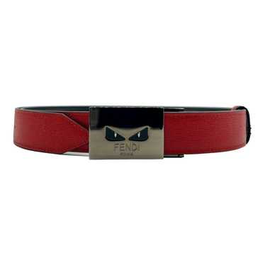 Fendi Fendi Monster Reversible Belt Black Red Pre… - image 1