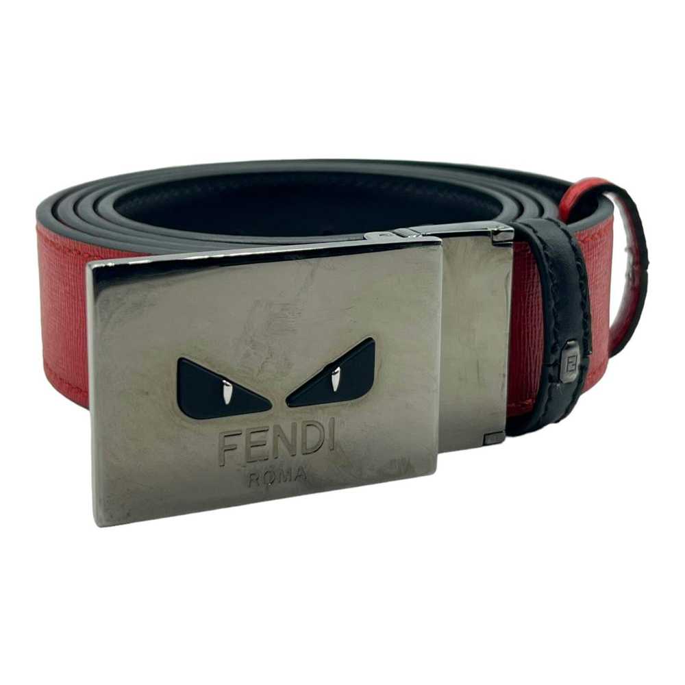 Fendi Fendi Monster Reversible Belt Black Red Pre… - image 3