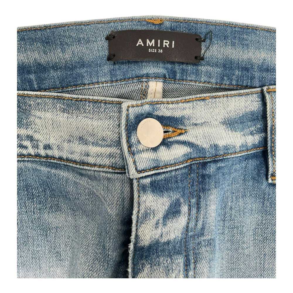 Amiri Amiri Varsity Patch Jeans Clay Indigo - image 4