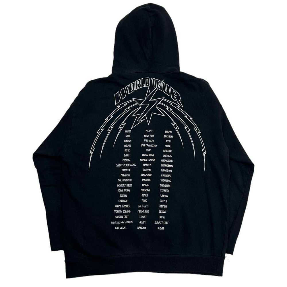 Givenchy Givenchy World Tour Distressed Hooded Sw… - image 4