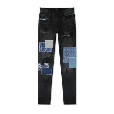 Amiri Amiri Japanese Repair Jeans Aged Black - image 1