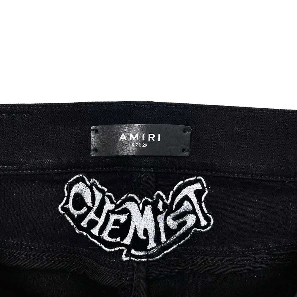 Amiri Amiri x Chemist Leather Glitter Star Patch … - image 3