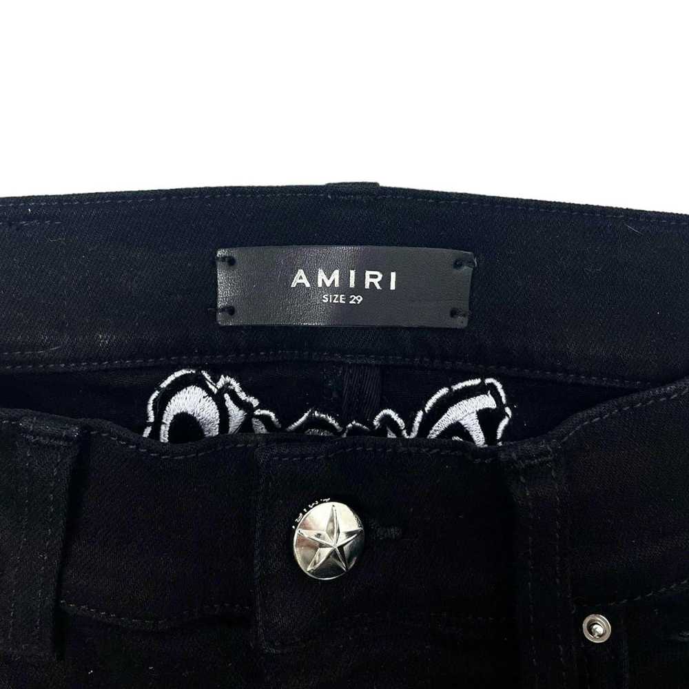 Amiri Amiri x Chemist Leather Glitter Star Patch … - image 5