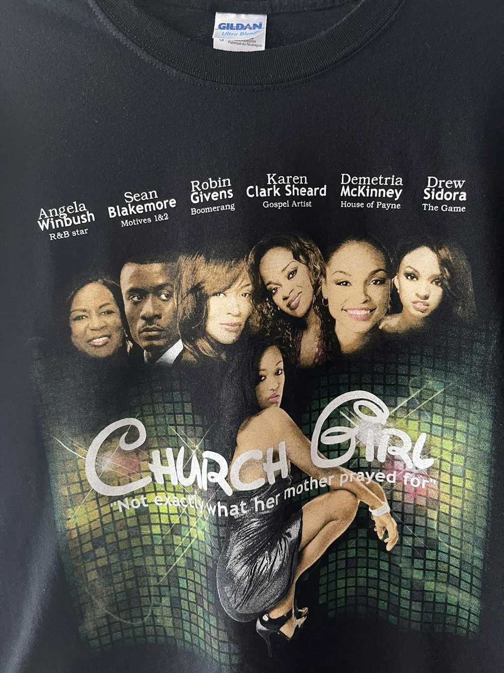 Gildan Church Girl Movie Tee - Gem