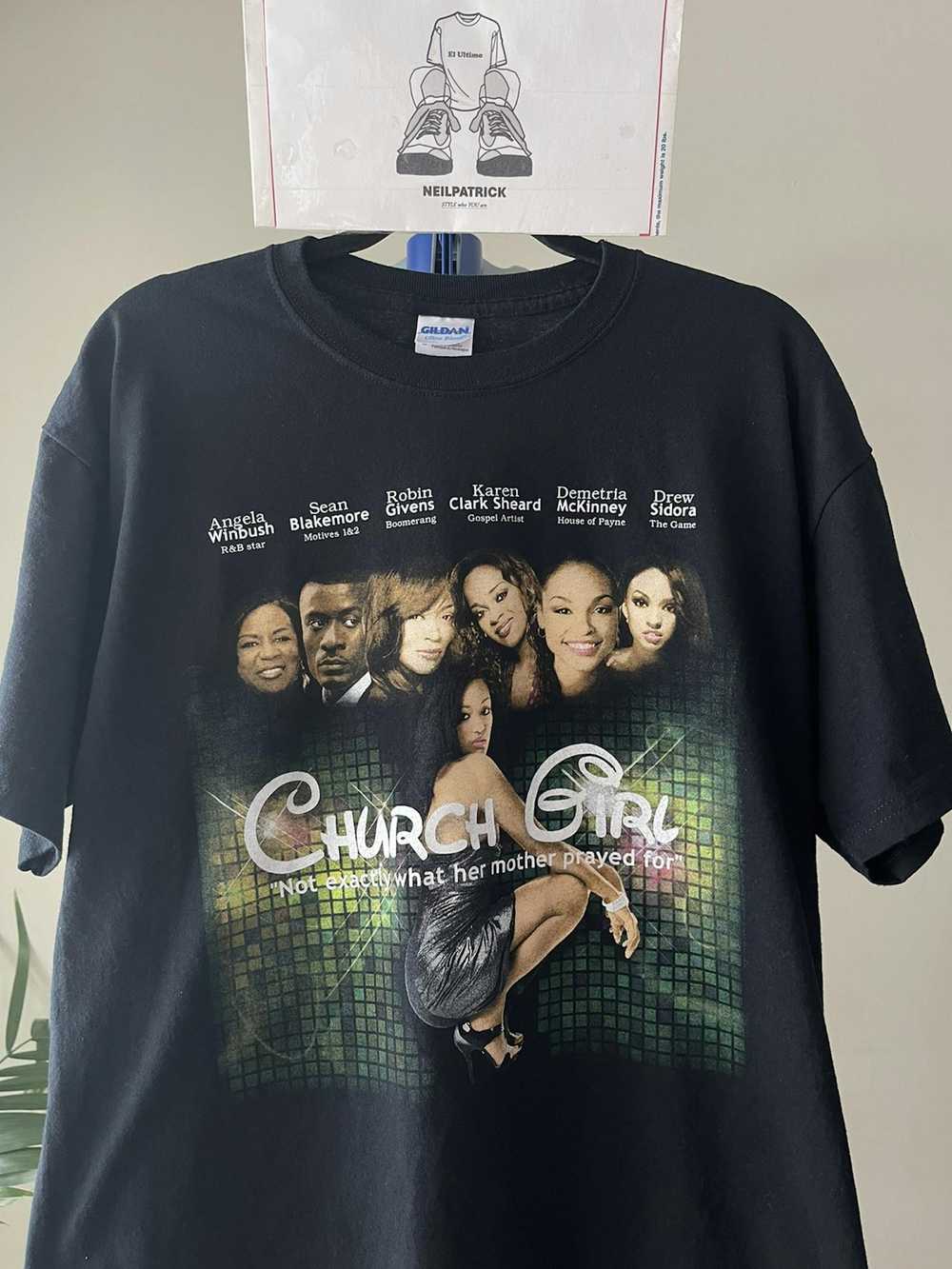 Gildan Church Girl Movie Tee - Gem