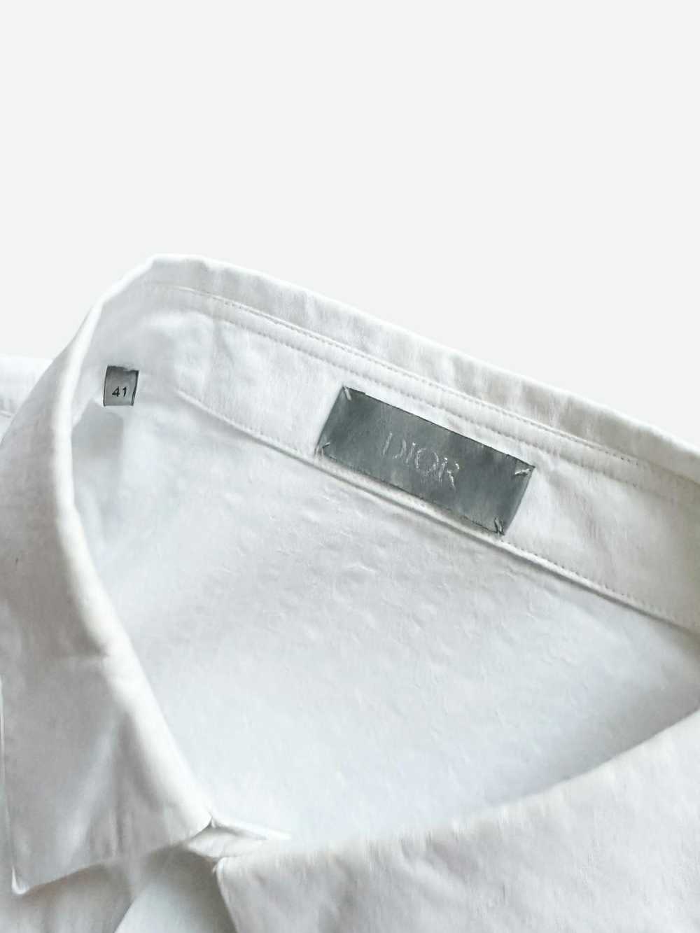 Dior Dior White Mini Oblique Button Up Shirt - image 3