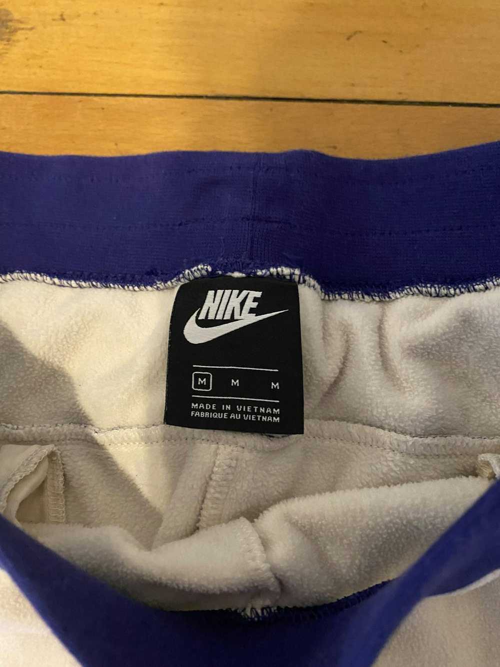 Nike Nike white sweat pants fleece - image 3