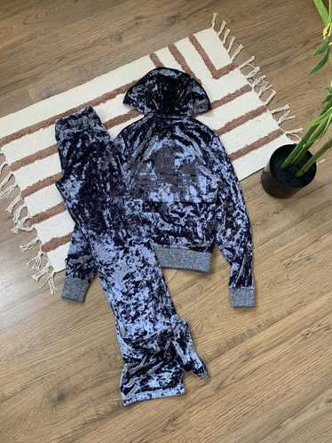 Crushed velvet adidas on sale tracksuit