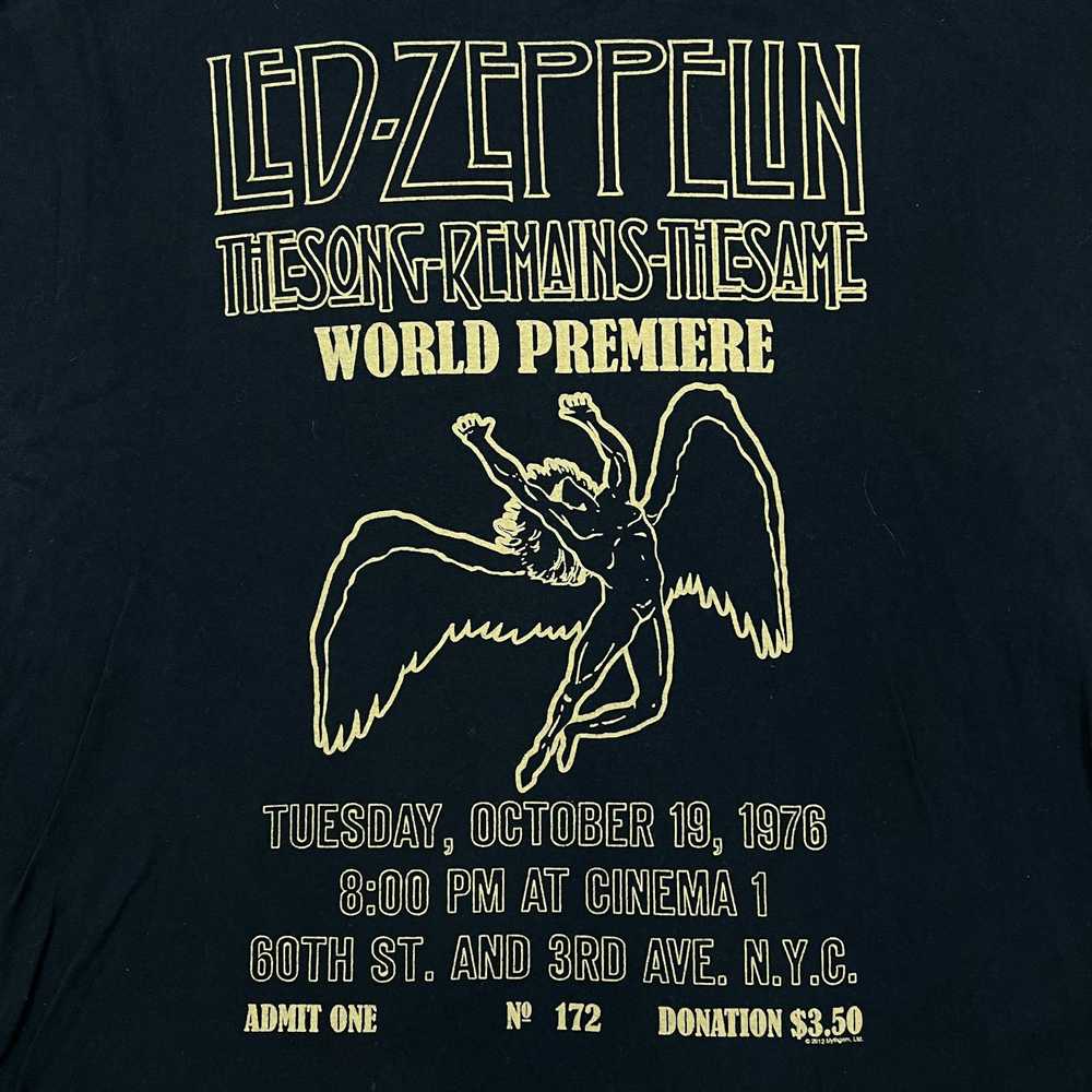 Band Tees × Led Zeppelin × Vintage Vintage 2012 L… - image 2