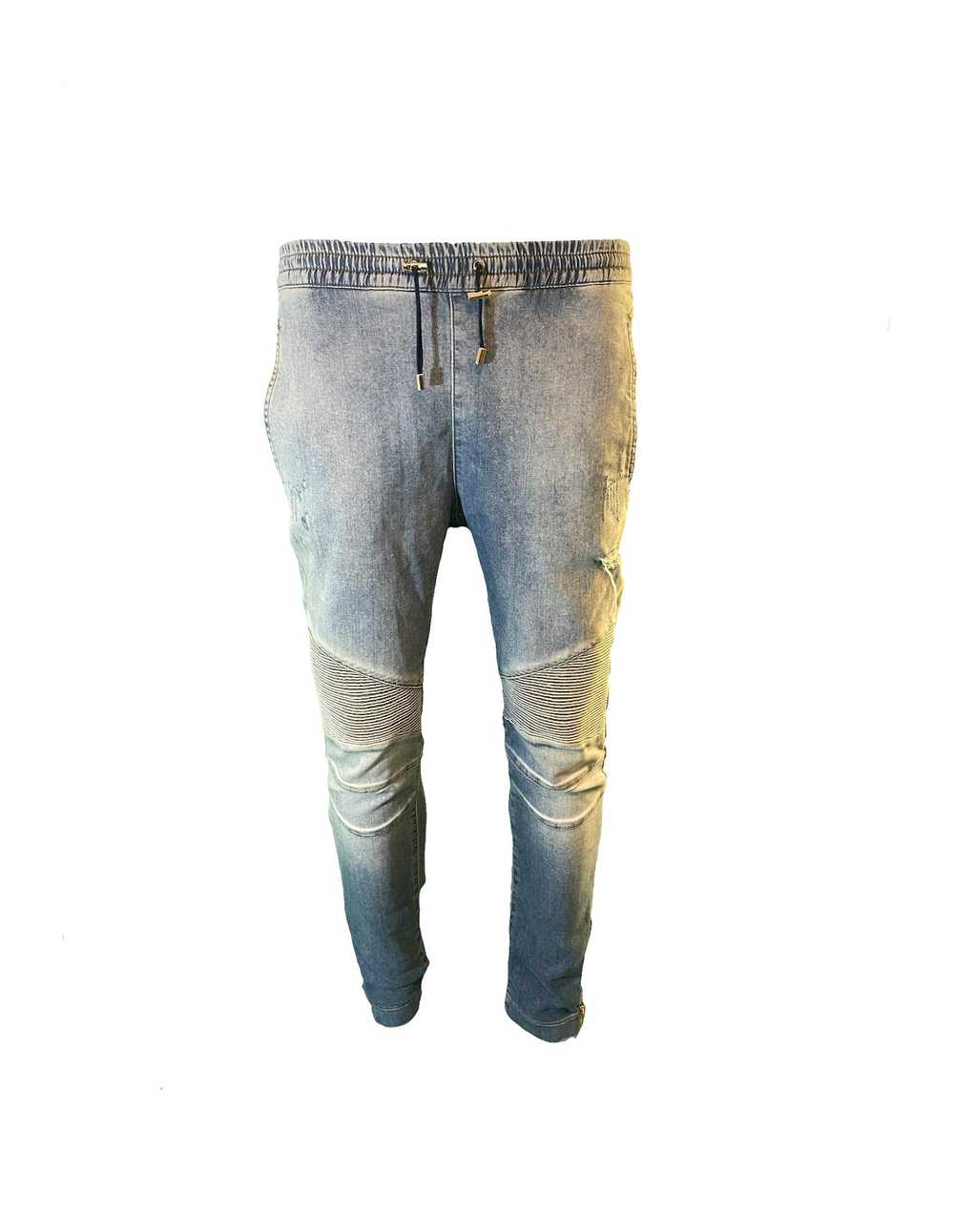 Balmain Balmain Paris Cotton Jeans Mens Biker Dis… - image 1