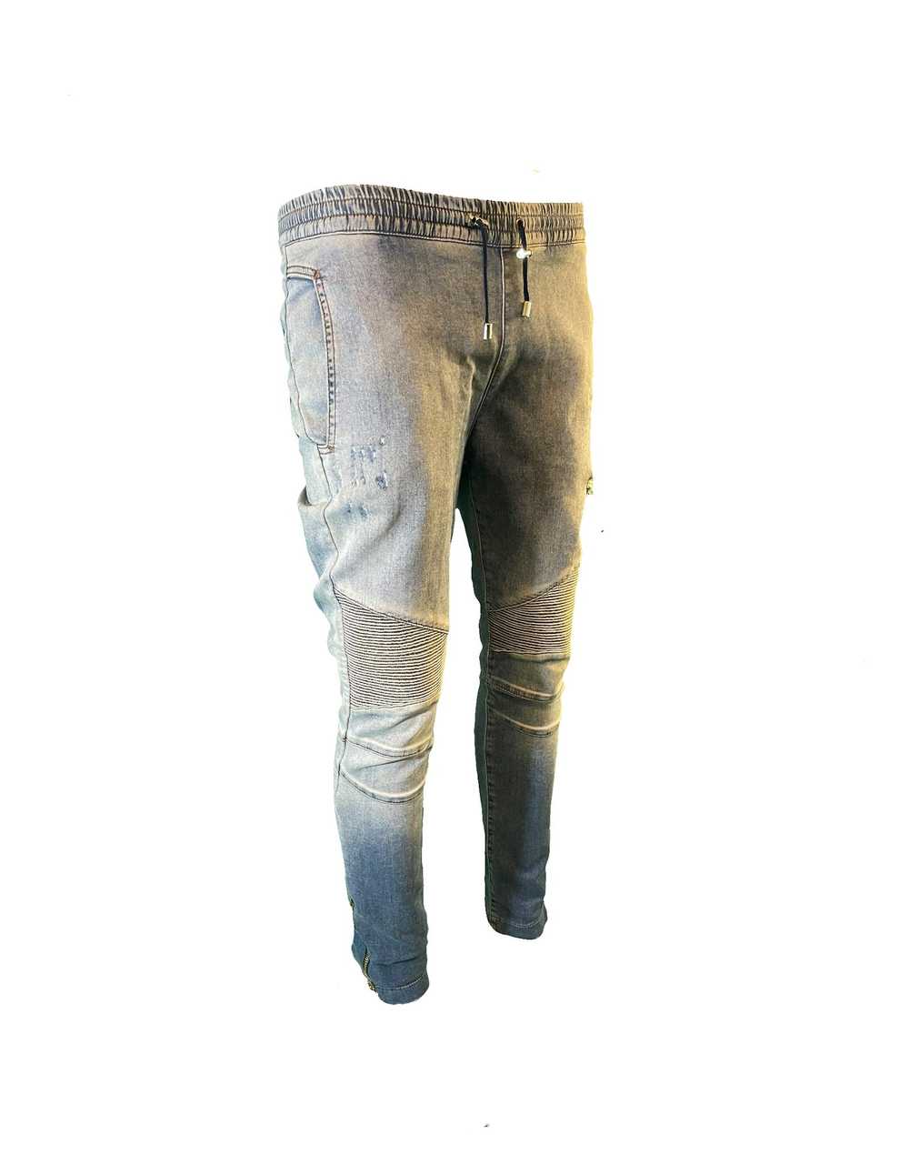 Balmain Balmain Paris Cotton Jeans Mens Biker Dis… - image 6