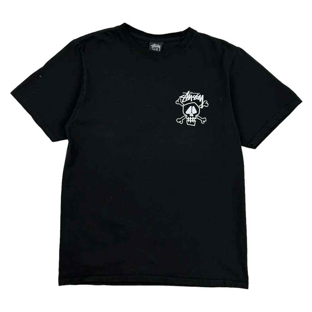 Stussy STUSSY SKULL AND CROSS BONES TEE BLACK - Gem