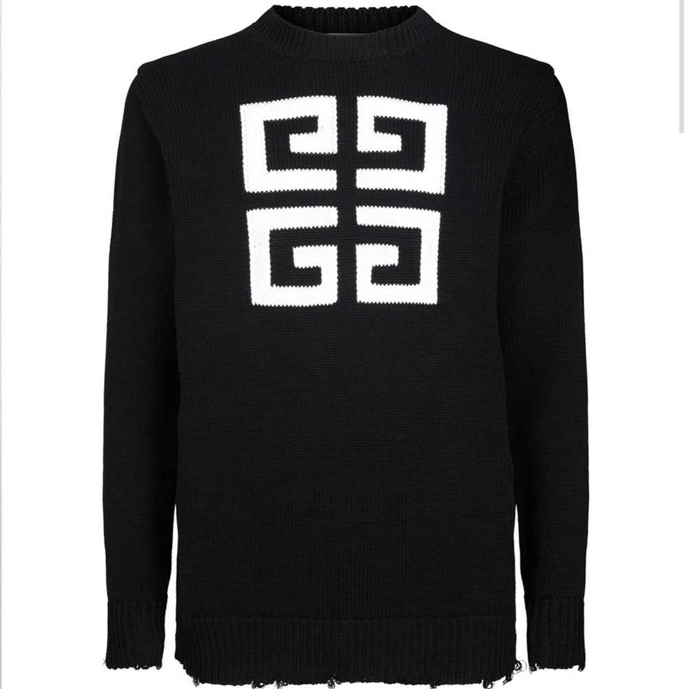 Givenchy Givenchy Logo Knitted Sweatshirt - image 1