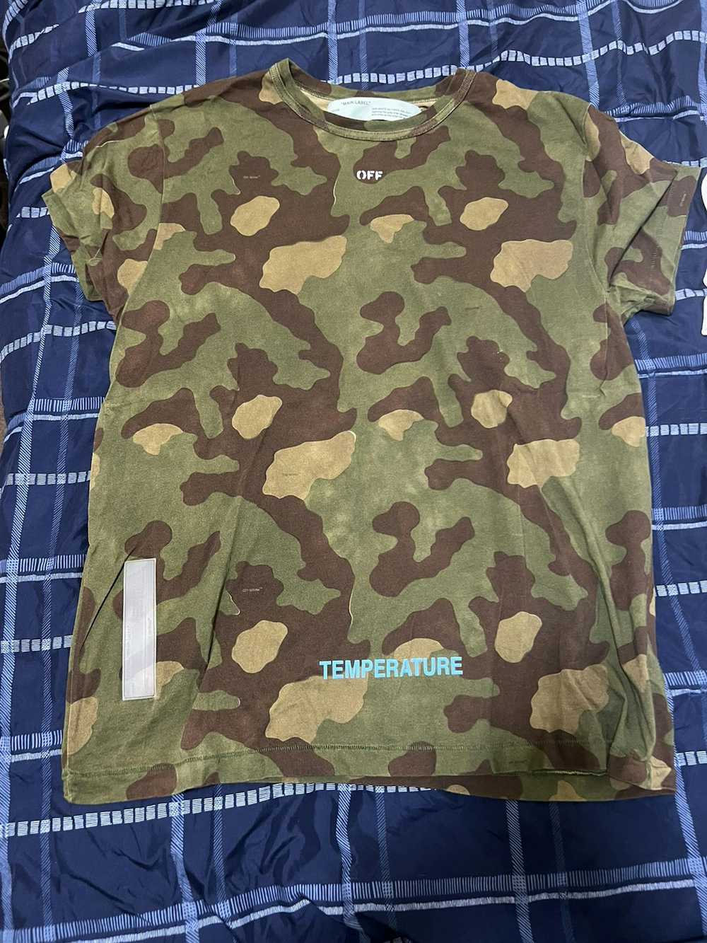 Off-White Camo Off White Tee “Temperature” Collec… - image 1