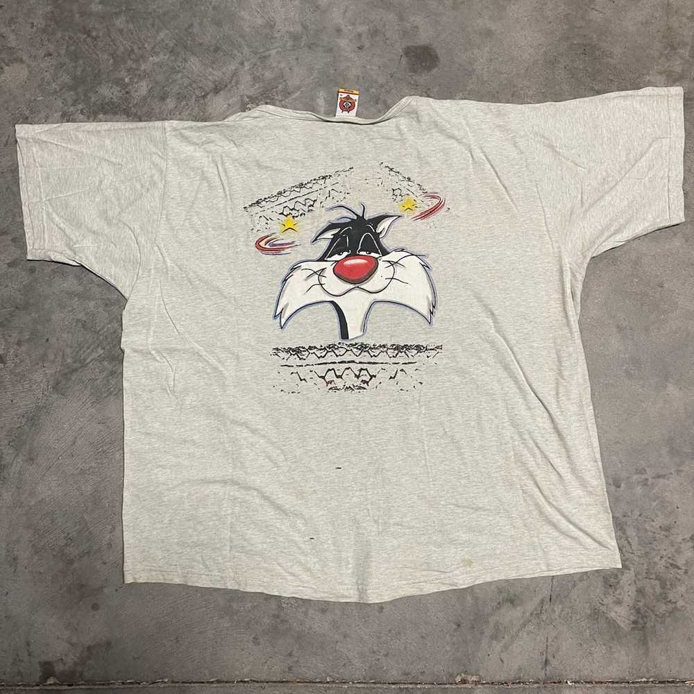 Vintage Tweety Bird + Sylvester Looney Tunes T-sh… - image 4