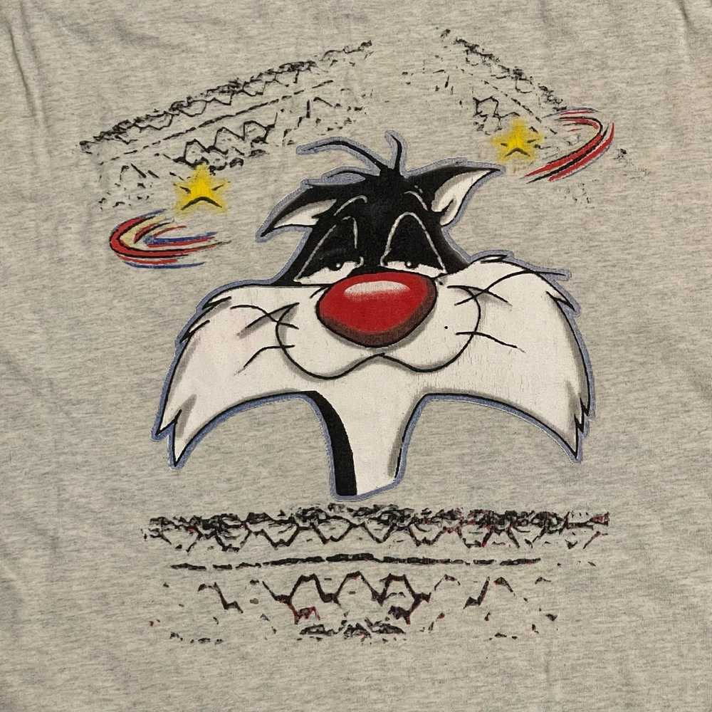 Vintage Tweety Bird + Sylvester Looney Tunes T-sh… - image 5