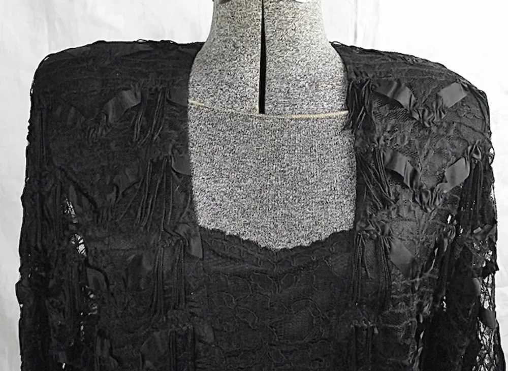 Damianou Does Flapper Womens Dress Black Sm Lace … - image 3