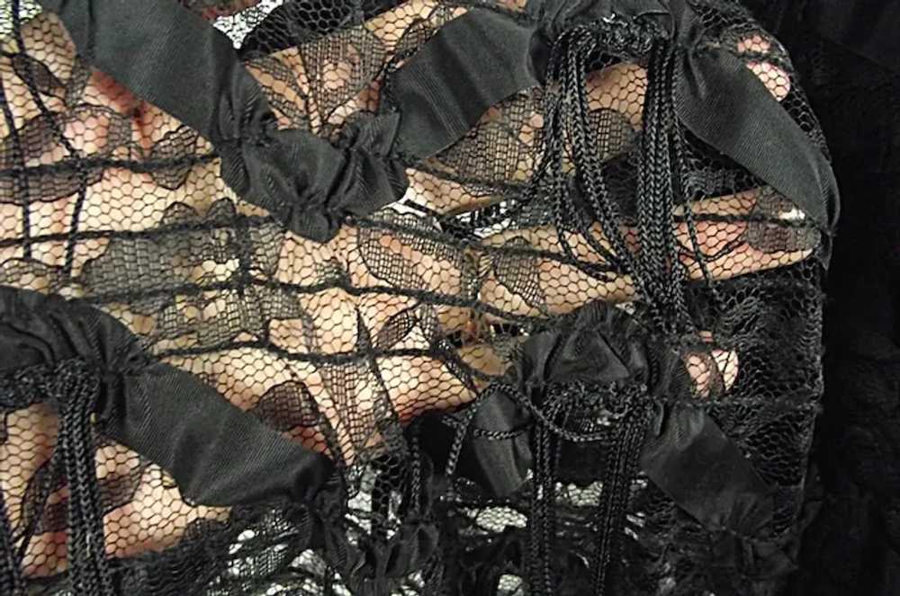 Damianou Does Flapper Womens Dress Black Sm Lace … - image 6