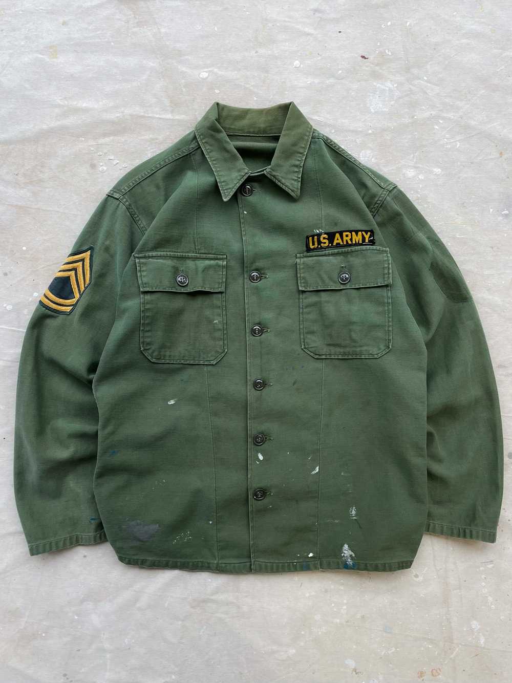 US Army Military Button Up Shirt—[M] - image 1