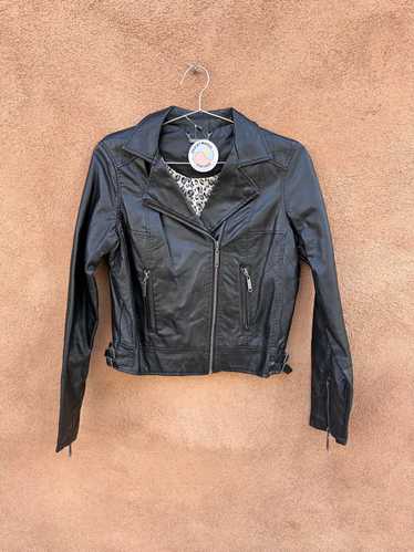 Faux Leather Vegan Jou Jou Jacket