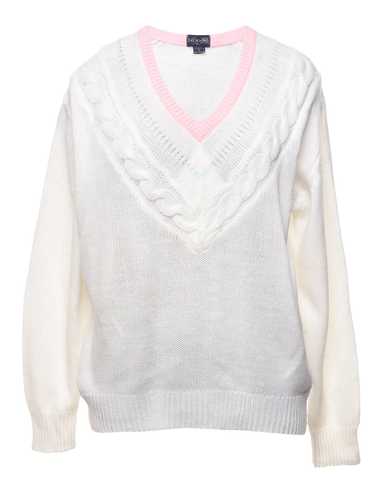 Izod Cable Knit Jumper - M - image 1