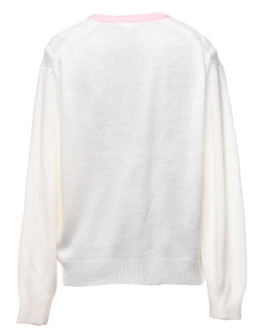 Izod Cable Knit Jumper - M - image 2