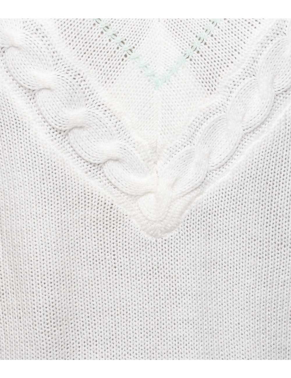 Izod Cable Knit Jumper - M - image 3