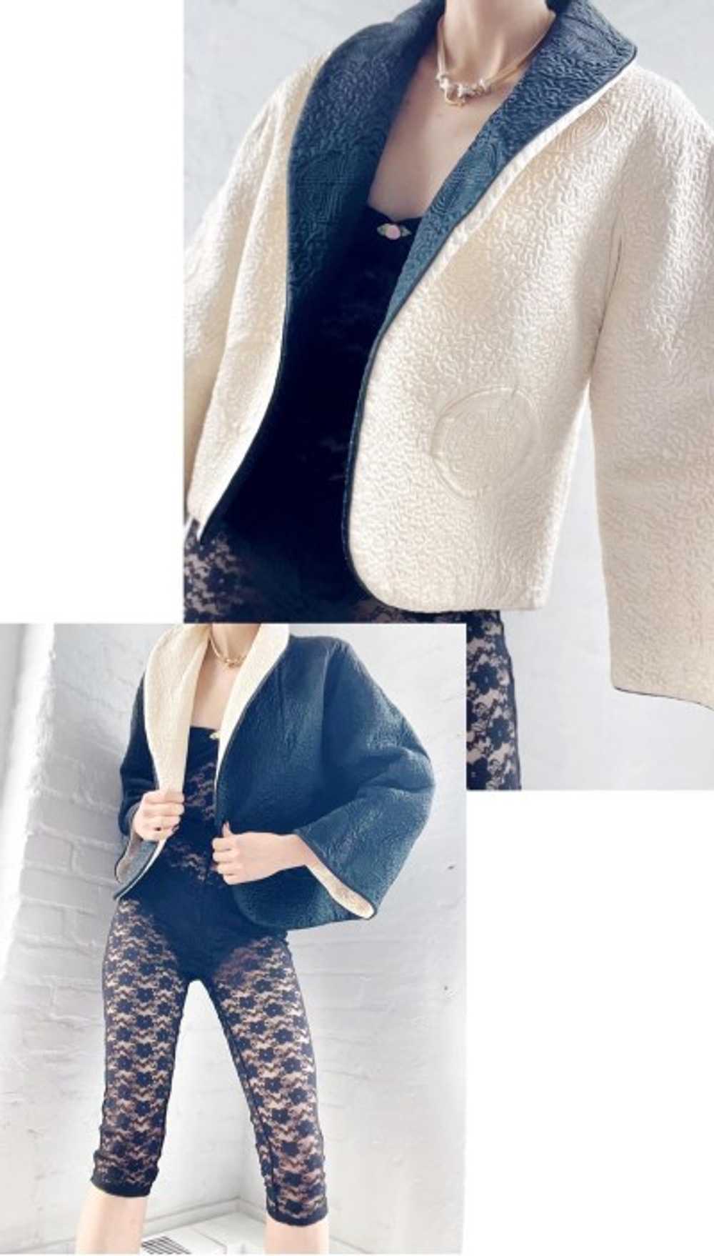 heirloom 50s silk Chinese reversible jacket - image 2
