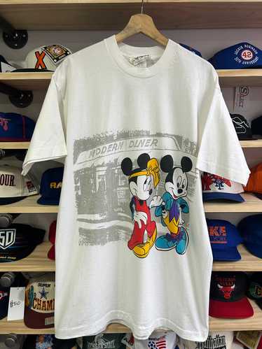 Vintage 90s Disney Mickey & Minnie Mouse Tee XL - image 1