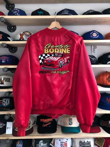 Vintage Budweiser Geoff Bodine Racing Satin Jacket