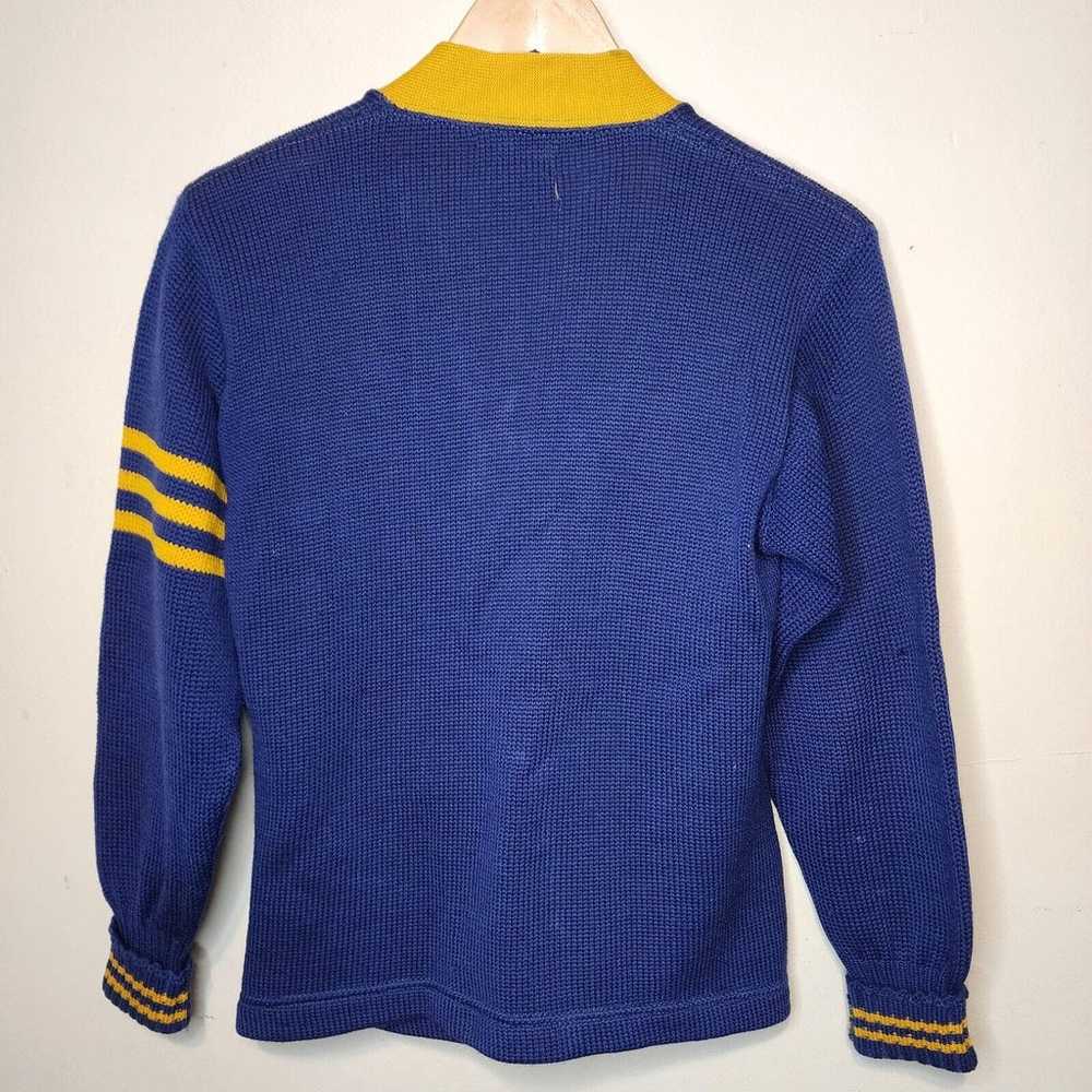 Vintage 40s 50s Champion Cardigan Sweater Varsity… - image 5