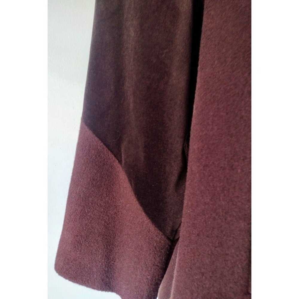 Vintage Donna Tella Heavy Wool Velvet Coatigan Si… - image 6