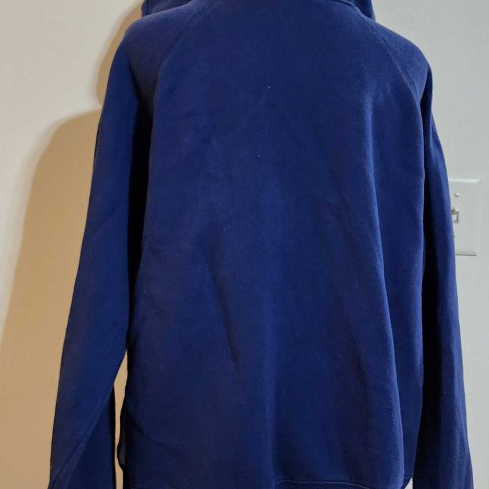 RARE FIND Vintage Adidas Navy Blue Zip-up Fleece … - image 4
