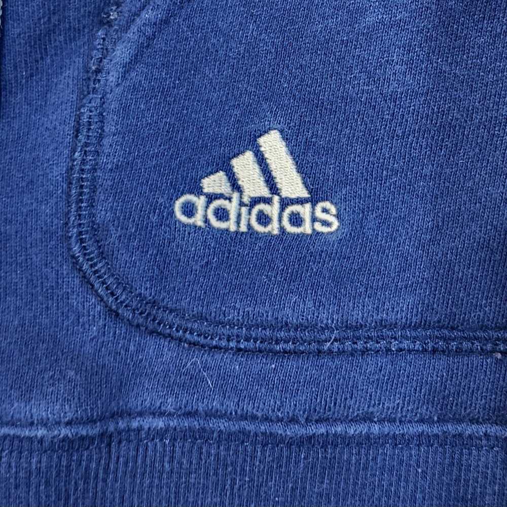 RARE FIND Vintage Adidas Navy Blue Zip-up Fleece … - image 9