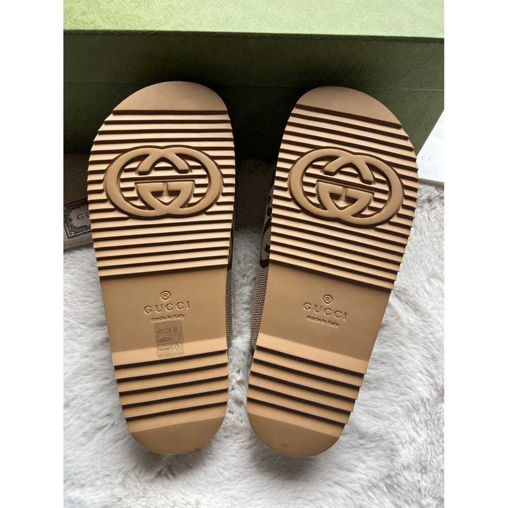 Gucci Double G cloth sandal - image 5