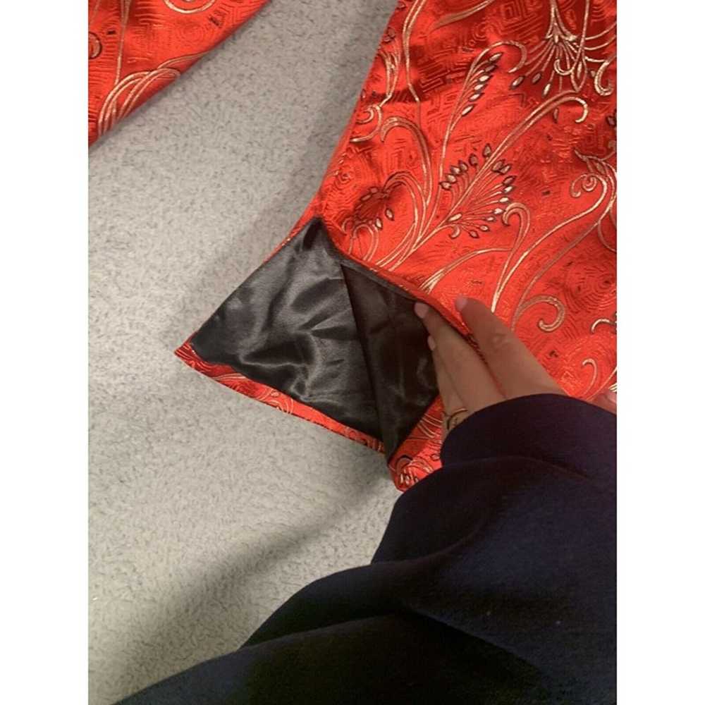 Vintage Dressbarn Red Paisley Kimono Like Jacket … - image 5