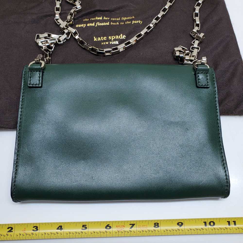 Kate Spade Leather Envelope Crossbody Chain Bag G… - image 5
