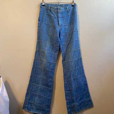 Vintage Brittania Windowpane Jeans Tag 30