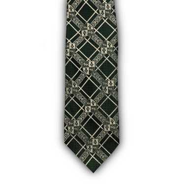 Eugene Jacobs Italian Vintage Green Tie