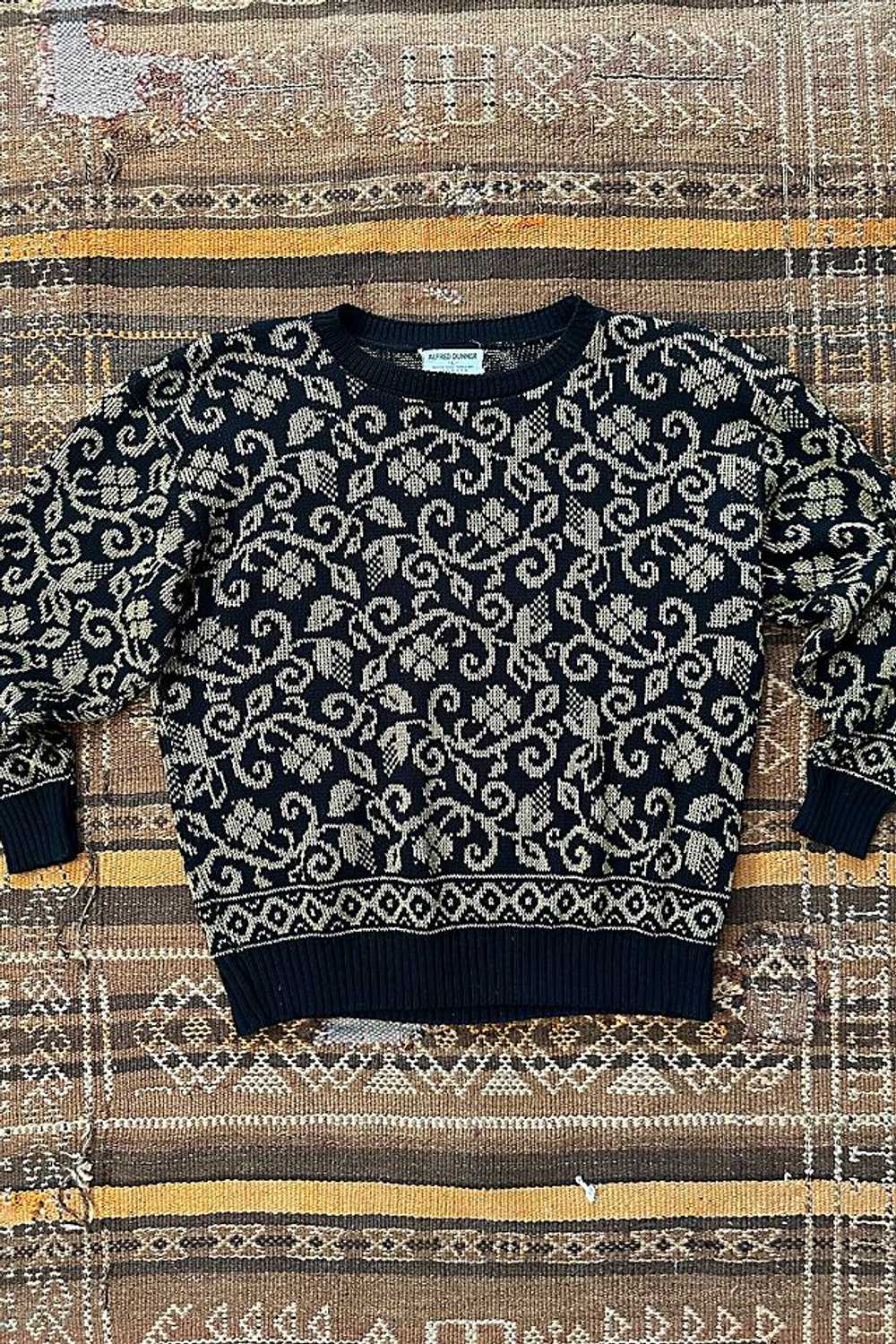 Vintage Black and Gold Sparkle Sweater Selected b… - image 3