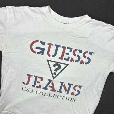 Vintage 90s Guess Jeans large print graphic logo … - image 1