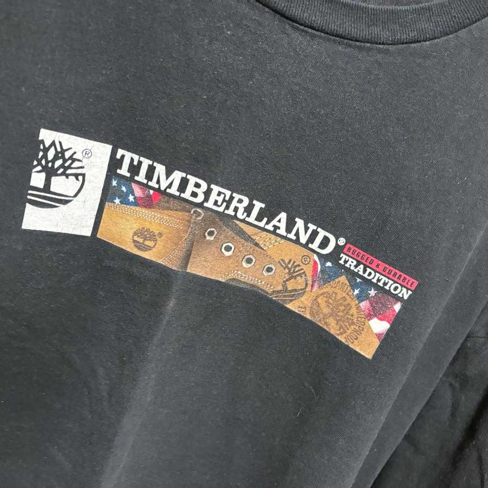 Vintage Y2K Timberland Box Logo Long Sleeve Shirt - image 2