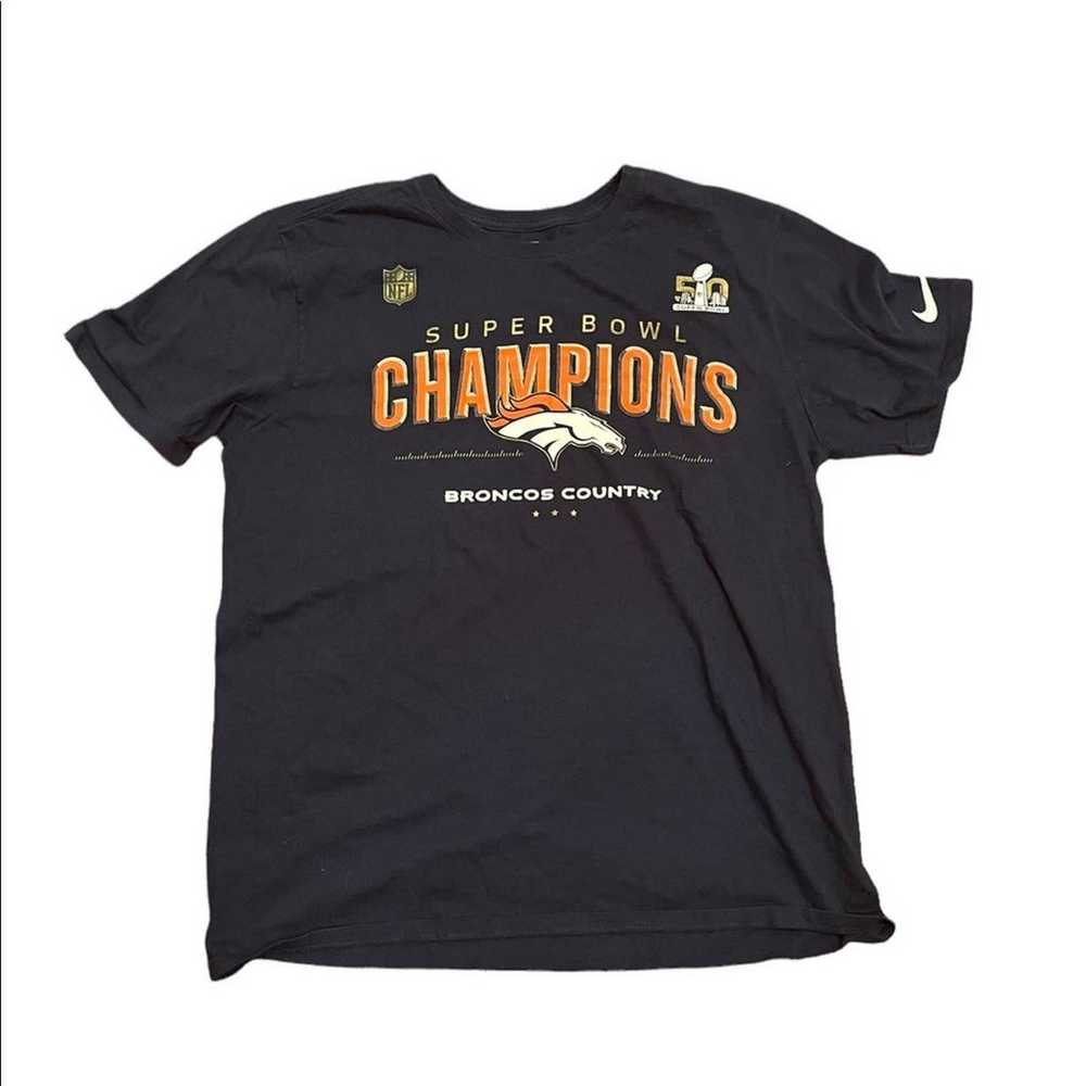Nike Denver Broncos Super Bowl T-shirt size large - image 1