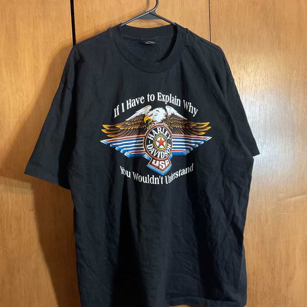 1993 Harley Davidson Vintage Shirt - image 8