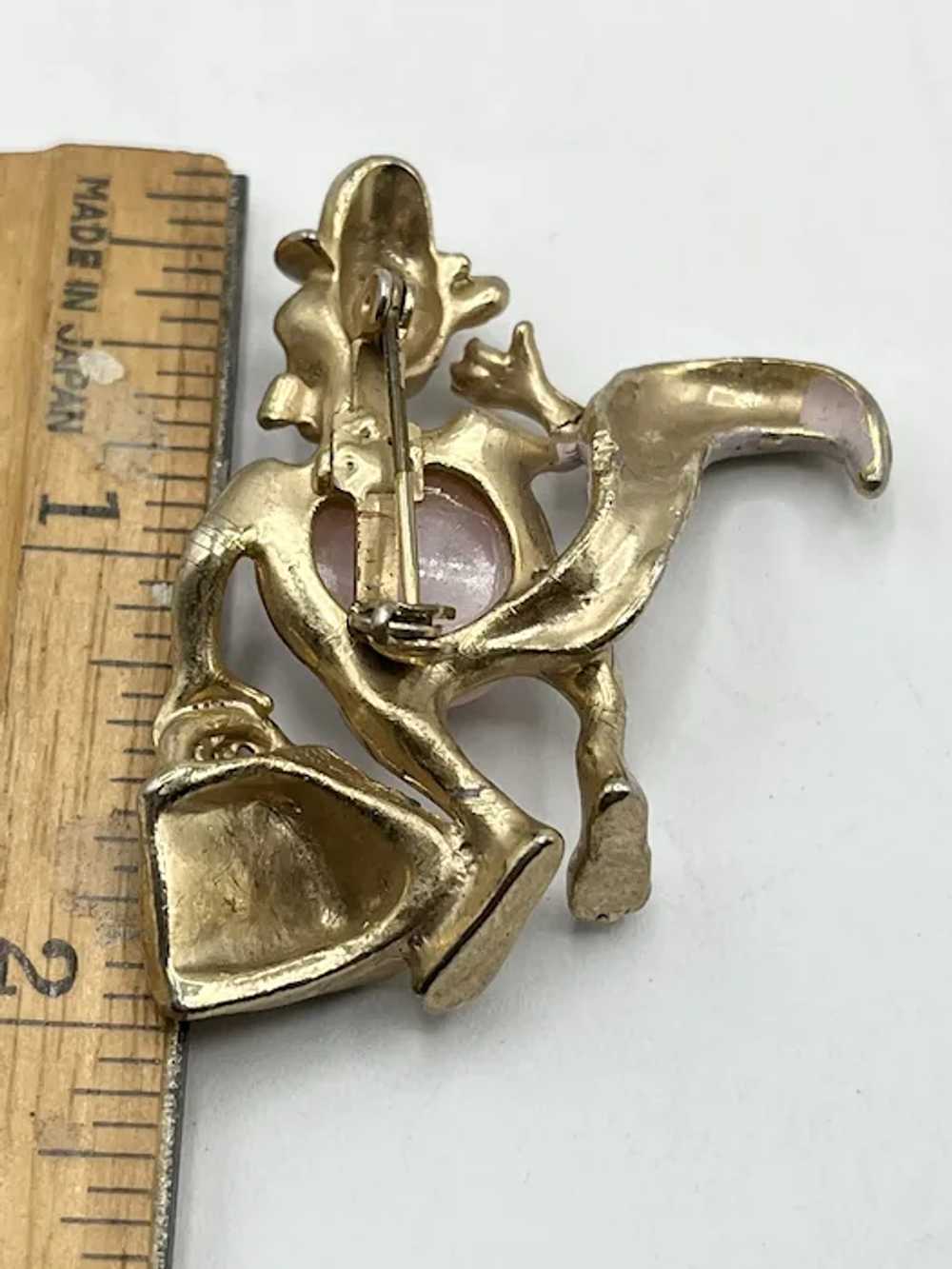 Vintage NY of Bust brooch pin - image 4