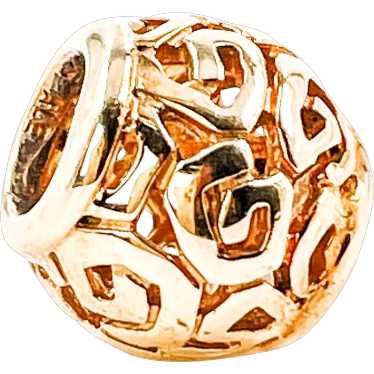 PANDORA 14K Gold Amazing Charm Designer Bead