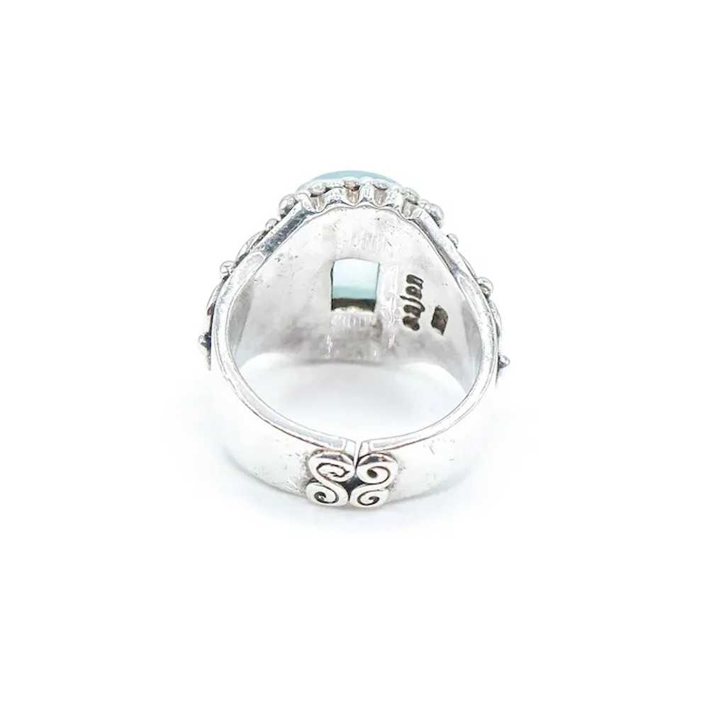 Sajen Moonstone Ring in Sterling Silver Size 8 Ma… - image 3