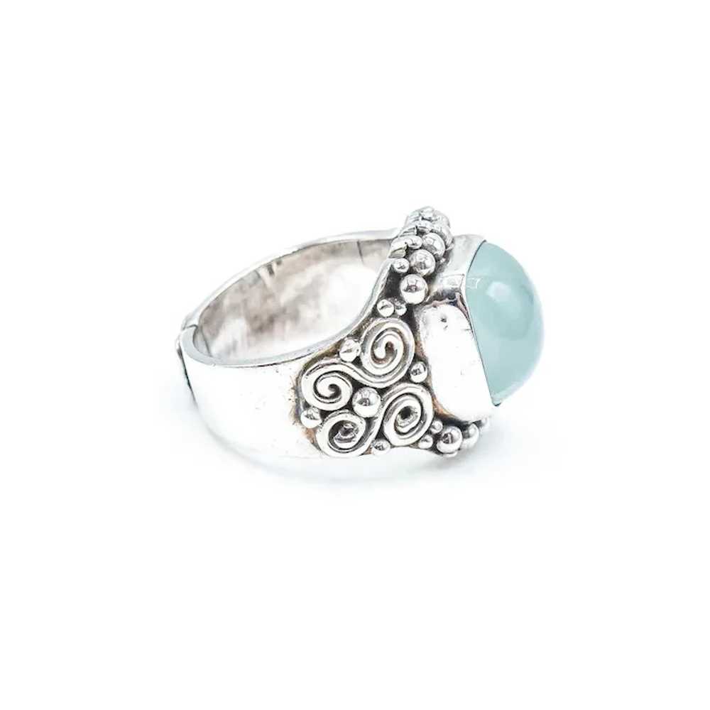 Sajen Moonstone Ring in Sterling Silver Size 8 Ma… - image 5