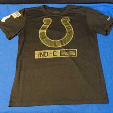 NIKE SALUTE TO SERVICE INDIANA COLTS BLACK T SHIR… - image 1